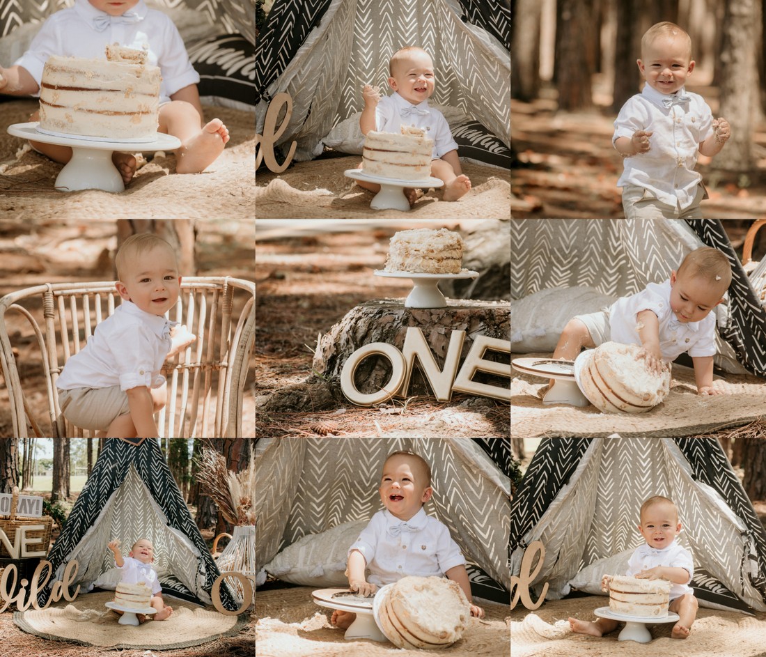 Cake Smash Photography for One Year Olds - Gregersen Photography